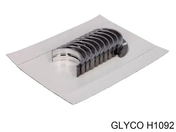 Вкладыши коленвала коренные, комплект, 1-й ремонт (+0,25) H10925025 Glyco