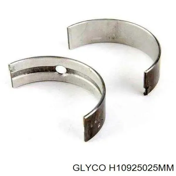 Коренные вкладыши коленвала комплект, 1-й ремонт Glyco H10925025