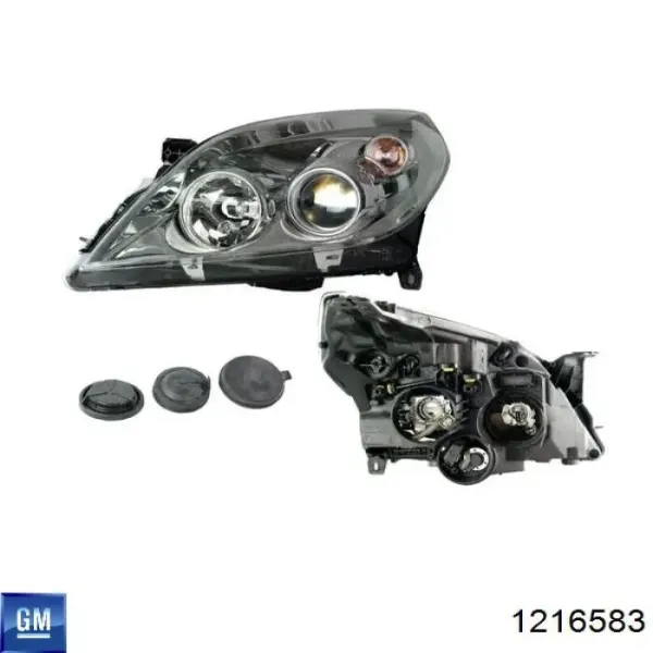 Левая фара 1216583 General Motors
