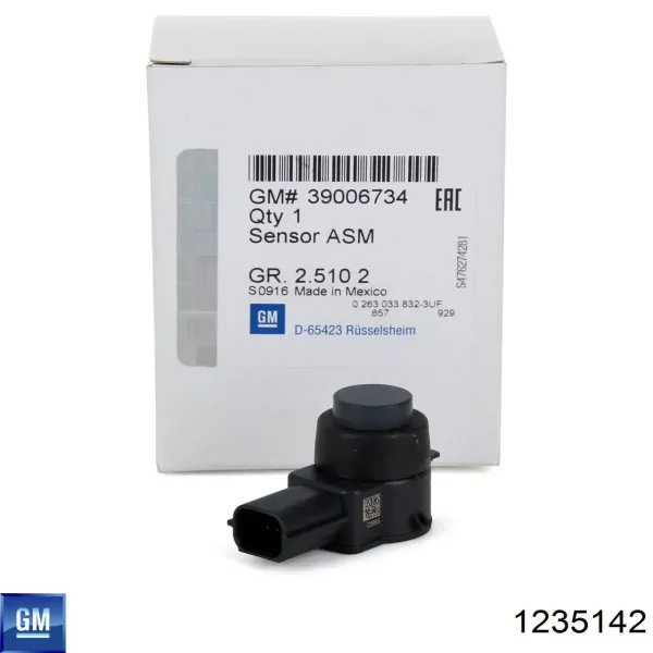 Парктроники задние 1235142 General Motors
