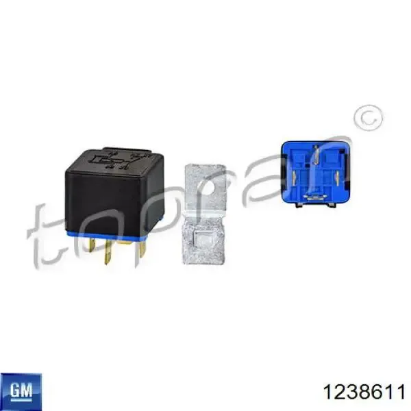 Реле кондиционера 1238611 General Motors