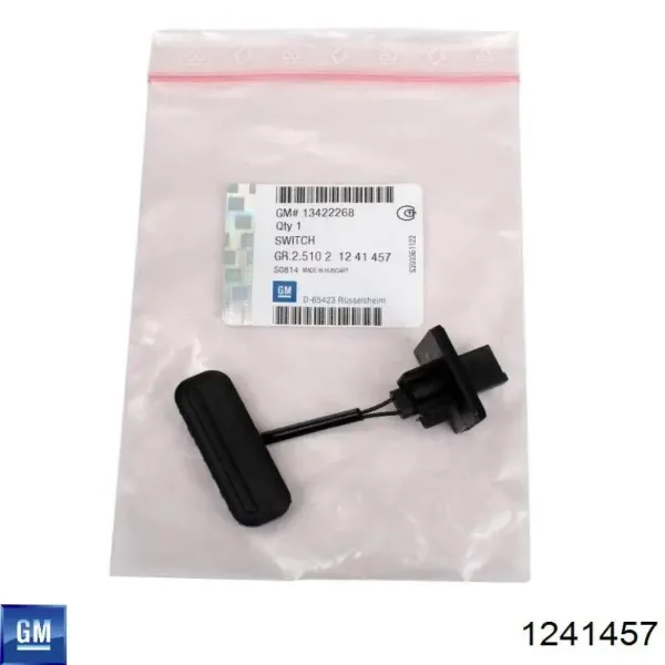 Кнопка привода замка багажника 1241457 General Motors