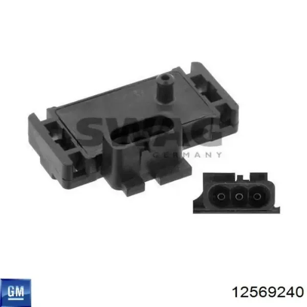 Датчик абсолютного давления в коллекторе General Motors 12569240 цена, от