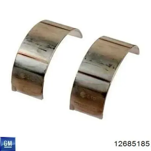 Комплект поршневых колец на 1 цилиндр, стандарт 12685185 General Motors