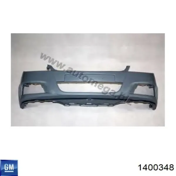 Передний бампер 1400348 General Motors
