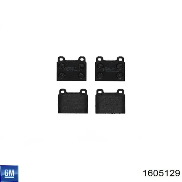 Ремкомплект переднего суппорта 1605129 General Motors