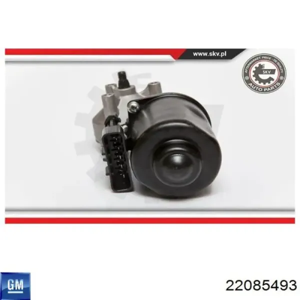 Мотор дворников 22085493 General Motors