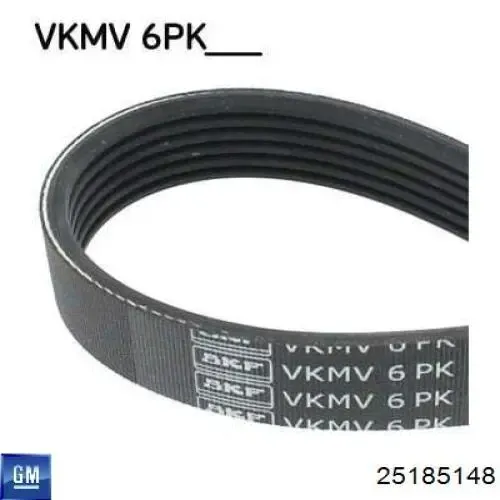 Ремень генератора 25185148 General Motors