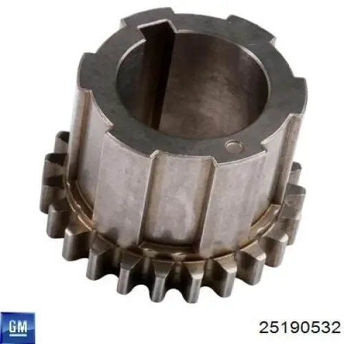 Звездочка привода коленвала 25190532 Opel