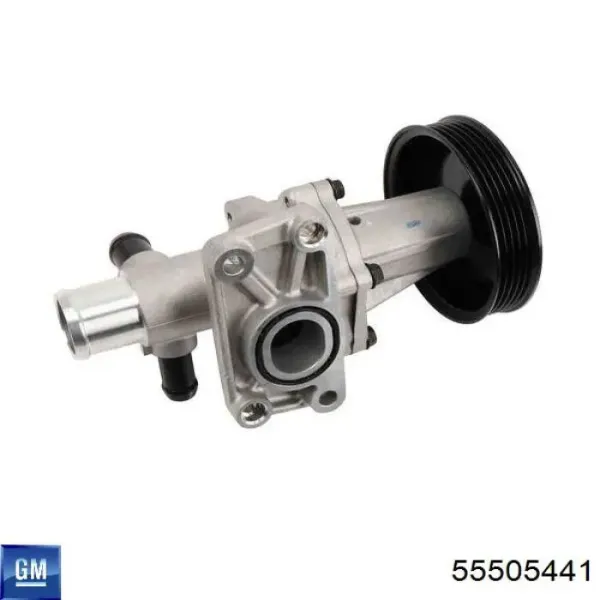 Помпа водяная (насос) охлаждения, корпус 25204277 General Motors