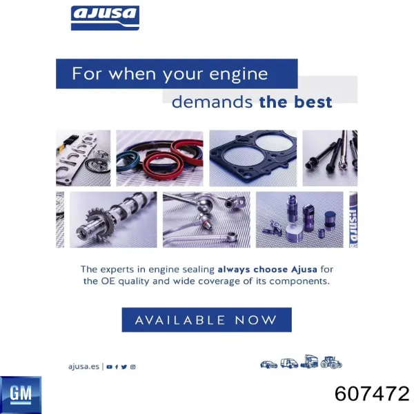 Прокладка ГБЦ 607472 General Motors