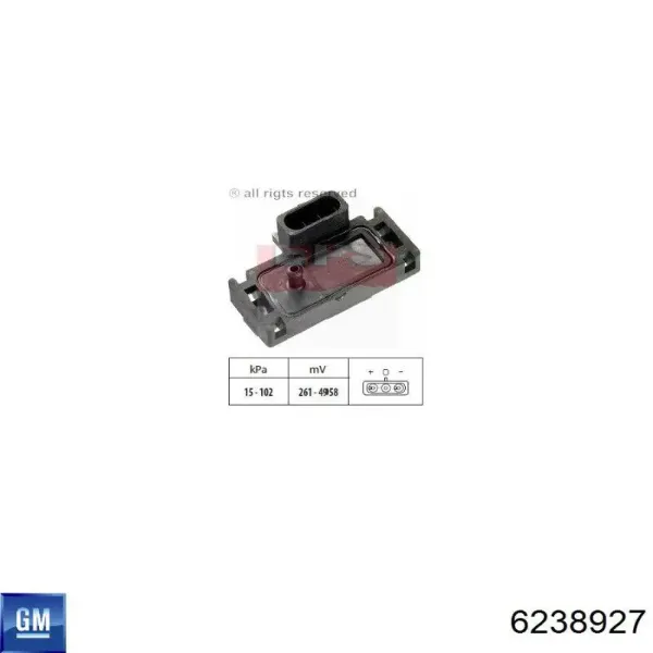 Купить 6238927 General Motors Датчик MAP