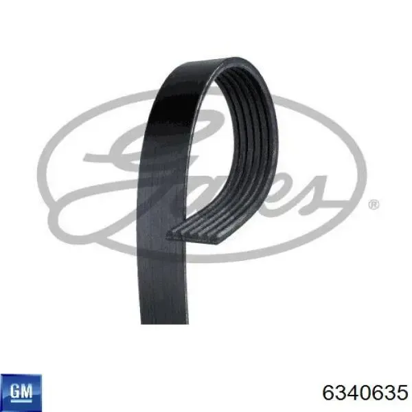 Ремень генератора 6340635 General Motors