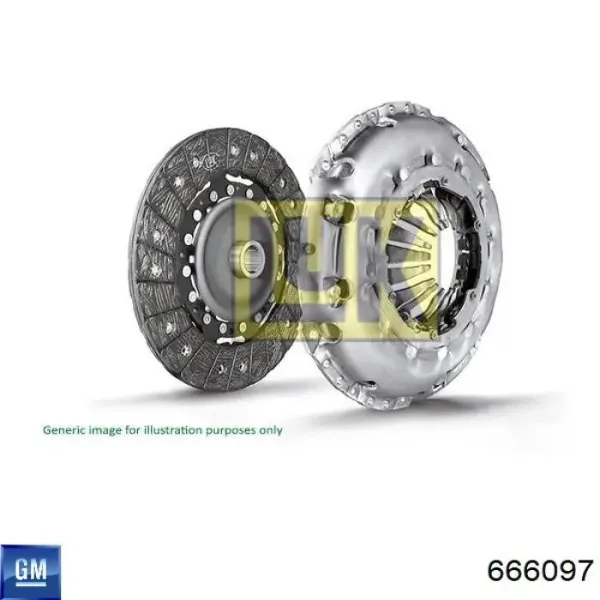 Корзина сцепления 666097 General Motors