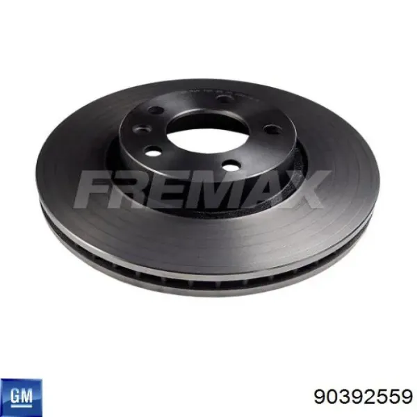 Передние тормозные диски 90392559 General Motors