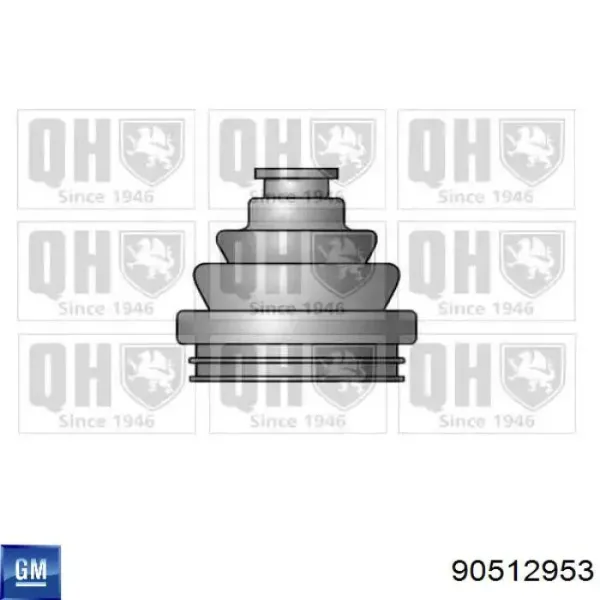 Пыльник ШРУСа задней полуоси наружный 90512953 General Motors
