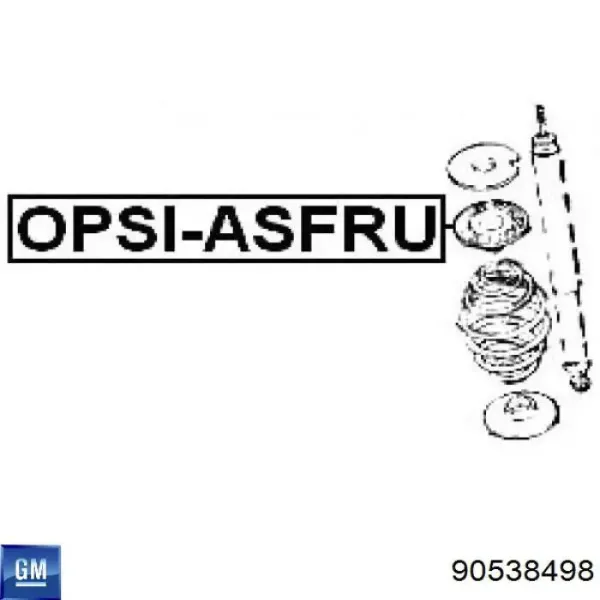 Проставка задней пружины 90538498 General Motors