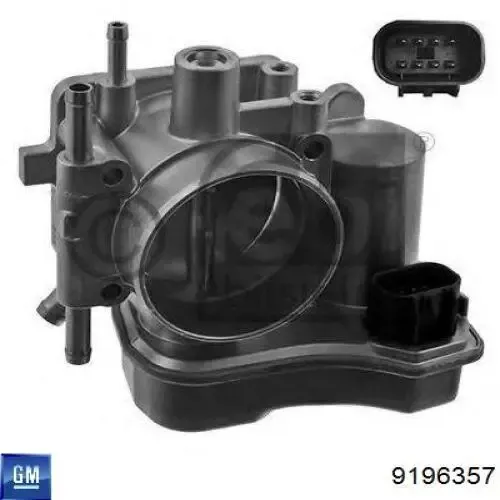 Дроссельная заслонка 9196357 General Motors