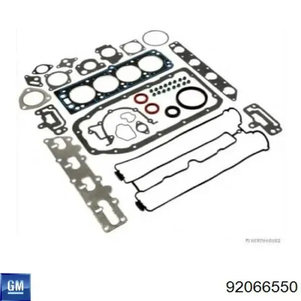 92 066 550 General Motors Комплект прокладок двигателя верхний