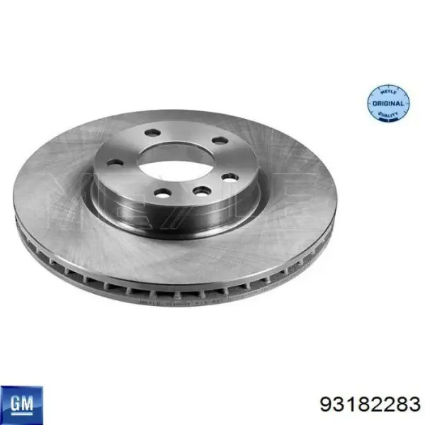 Передние тормозные диски 93182283 General Motors