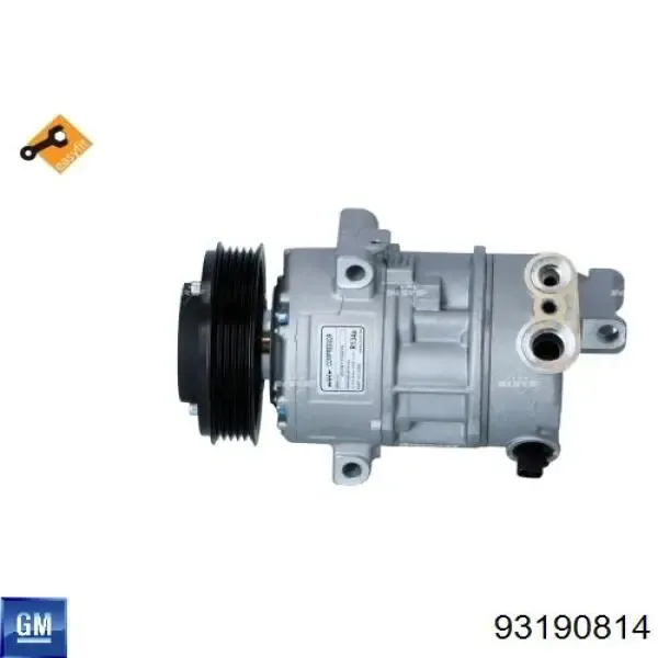 Компрессор кондиционера 93190814 General Motors