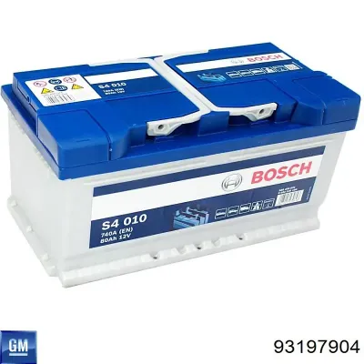 Авто акумулятор Джі-Ем 80 А/г 12 В (93197904)