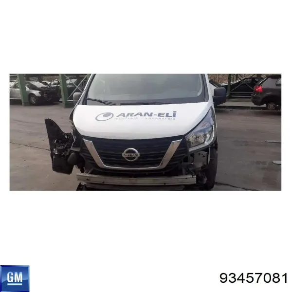 Замок передней правой двери 93457081 General Motors
