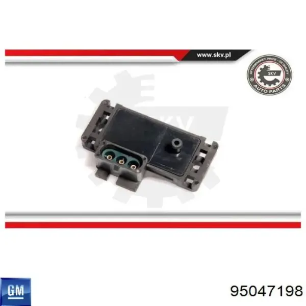 95047198 General Motors Датчик давления воздуха