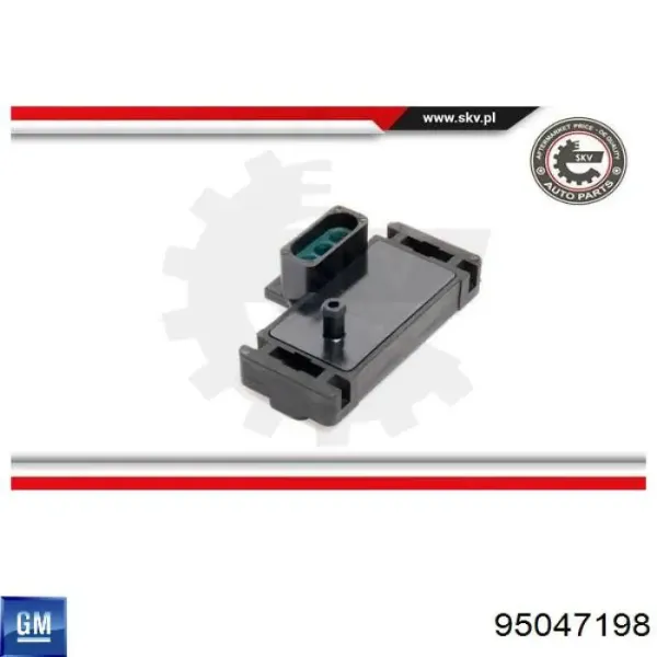 Датчик абсолютного давления в коллекторе General Motors 95047198 цена, от