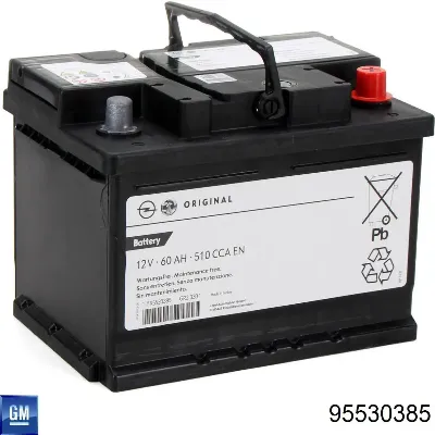 Авто аккумулятор Джи-Эм 510 А/ч 12 В (95530385)