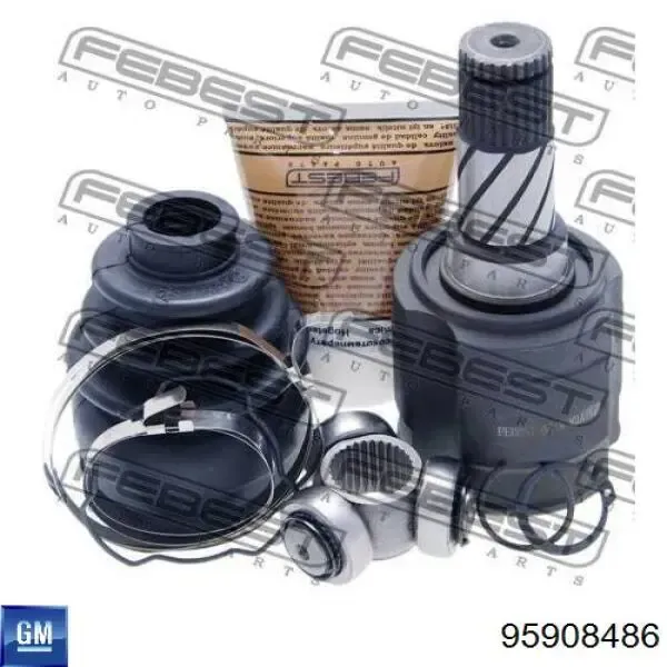 Пыльник ШРУСа внутренний 95908486 General Motors