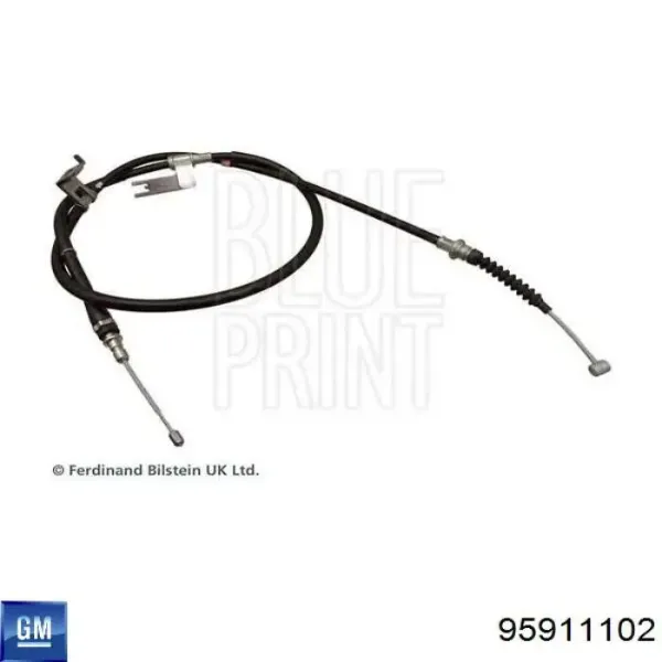 Передний трос ручника 95911102 General Motors