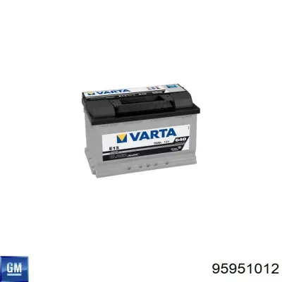 Авто аккумулятор Джи-Эм 72 А/ч 12 В (95951012)
