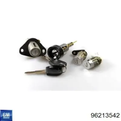 Замок дверей и зажигания с ключами, комплект GM 96213542