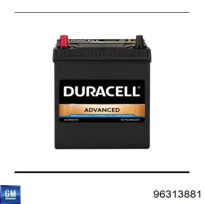 АКБ Джі-Ем 40 А/г 12 В (96313881)