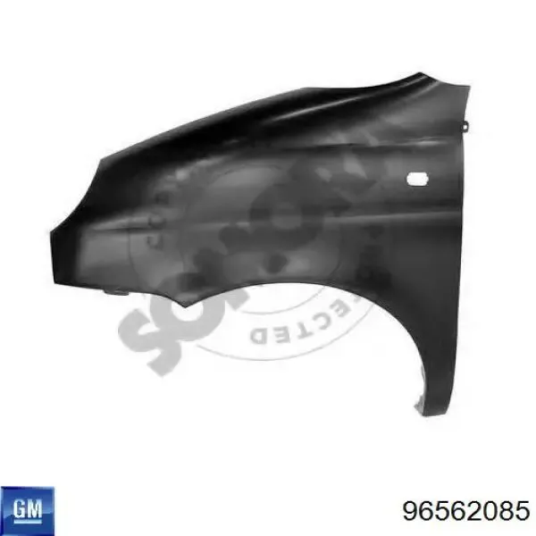 Крыло переднее левое 96562085 General Motors