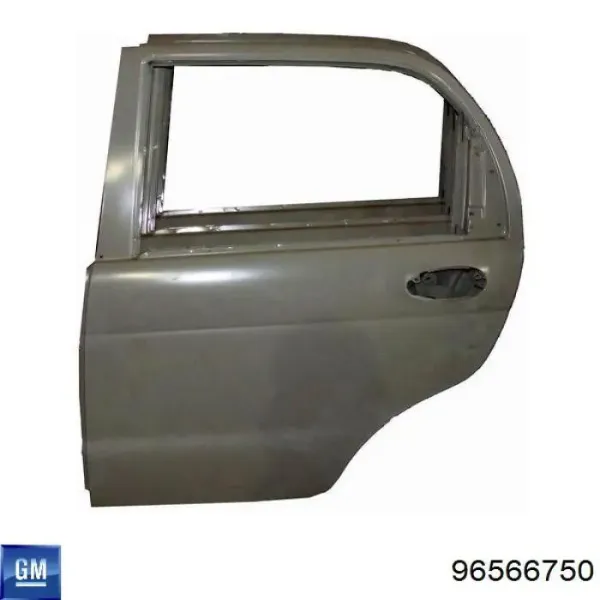 Дверь задняя левая Daewoo Matiz KLYA