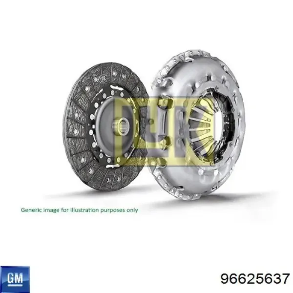 Корзина сцепления 96625637 VALEO
