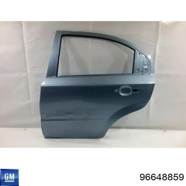 Дверь пассажирская задняя левая на Chevrolet Aveo II T250, T255