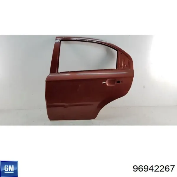 Дверь задняя, левая Chevrolet Aveo II седан (T250, T255) (2005 - 2011) цена, от