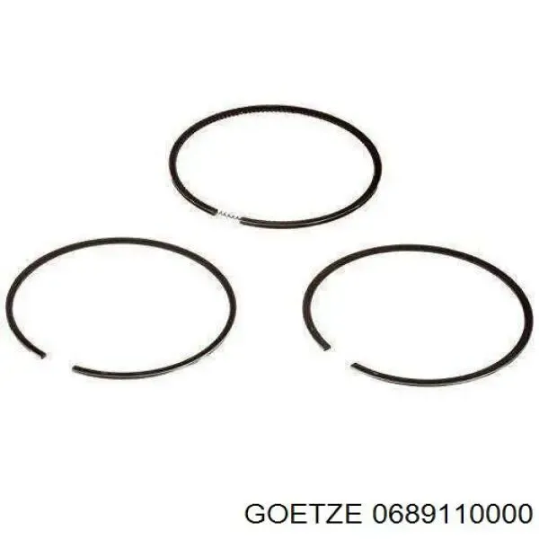 Комплект поршневых колец на 1 цилиндр, стандарт 0689110000 Goetze