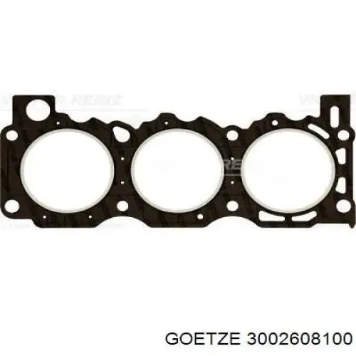 Левая прокладка ГБЦ 3002608100 Goetze