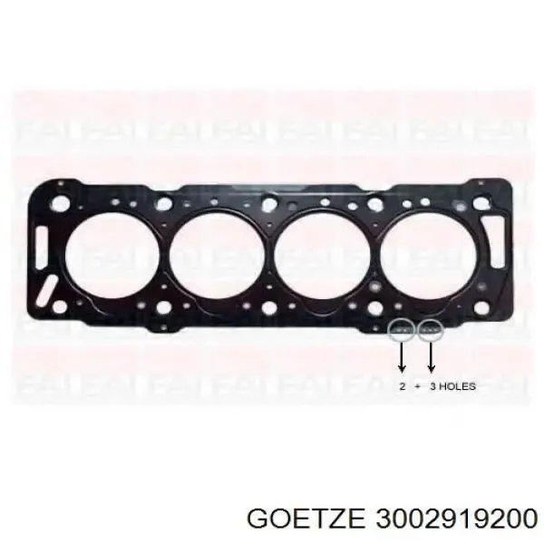Прокладка ГБЦ 3002919200 Goetze