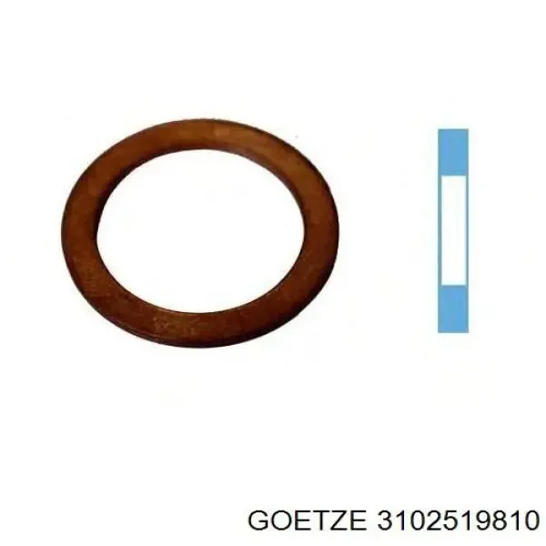 Прокладка поддона картера 3102519810 Goetze