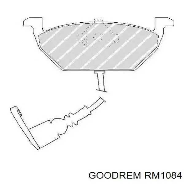 Передние тормозные колодки RM1084 Goodrem