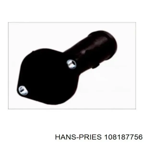 Фланец системы охлаждения 108187756 Hans Pries (Topran)