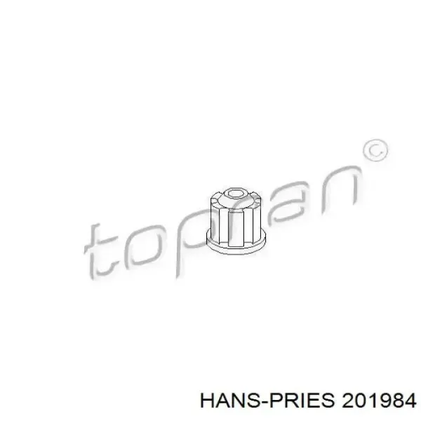 Кронштейн генератора 201984 Hans Pries (Topran)