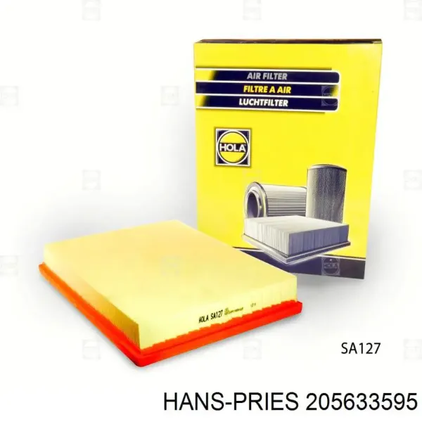 Воздушный фильтр 205633595 Hans Pries (Topran)