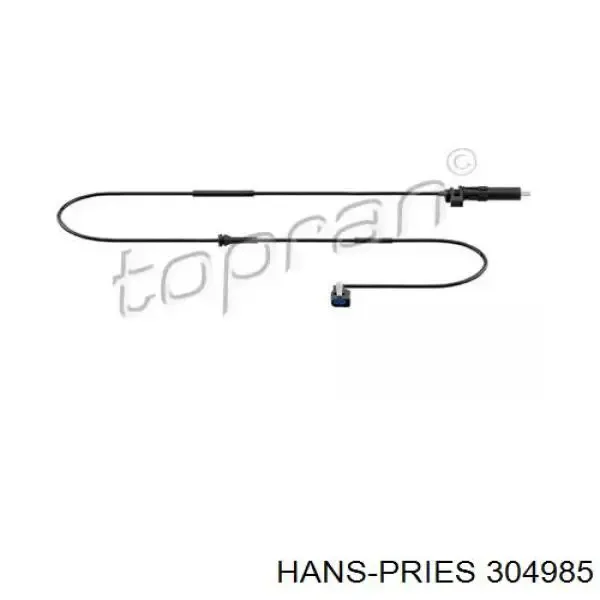 Датчик АБС задний левый 304985 Hans Pries (Topran)