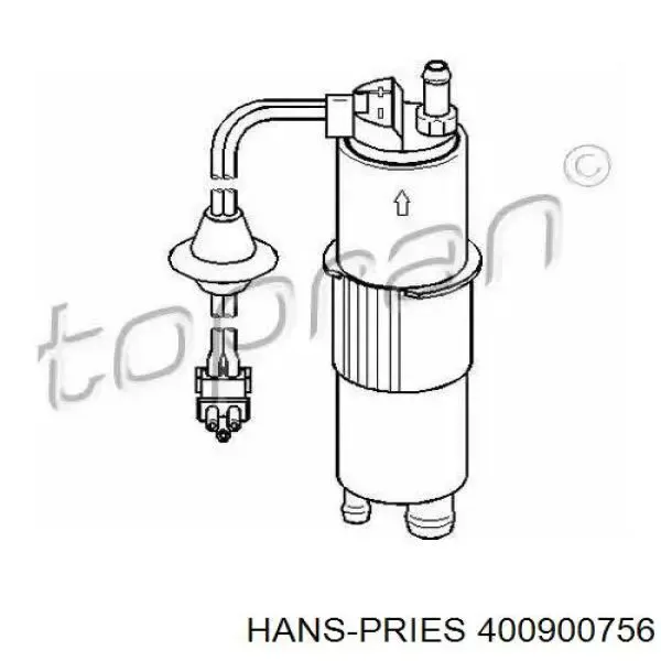 Магистральный бензонасос 400900756 Hans Pries (Topran)